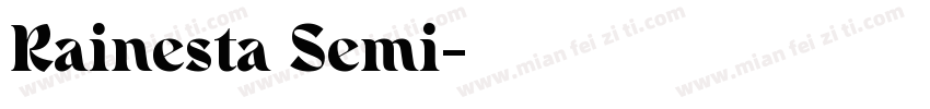 Rainesta Semi字体转换
